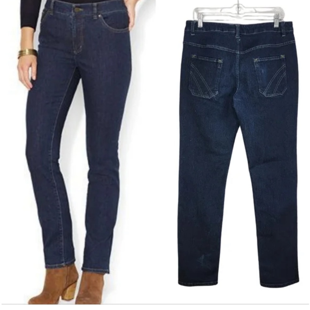 Apparel Collection Women's Contemporary Dark Wash
Stretch Denim Jeans Size 32W-R